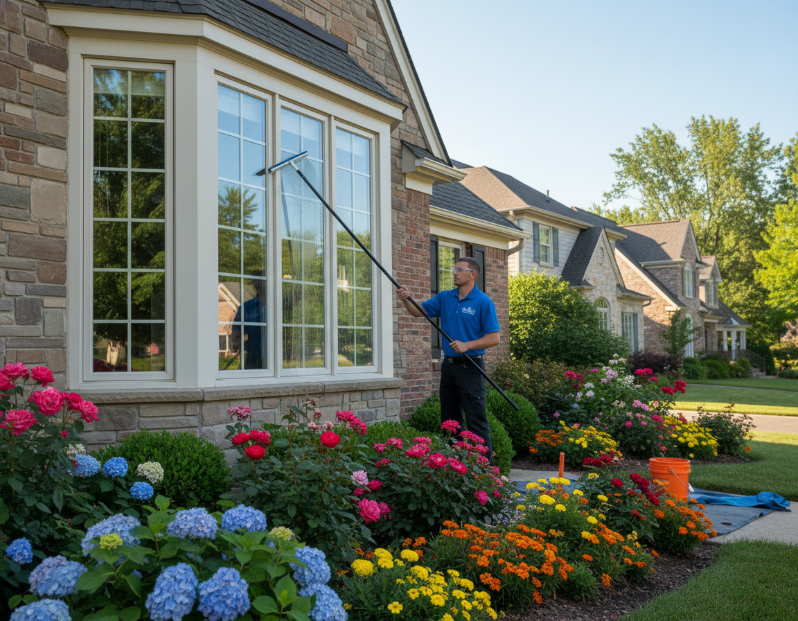 How Professional Window Cleaners in Hilliard Save Time