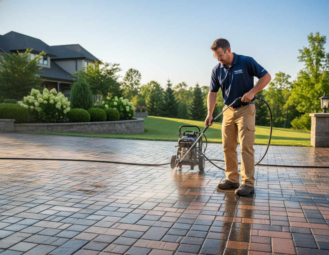 Lewis Center Paver Sealing to Stop Erosion and Shifting