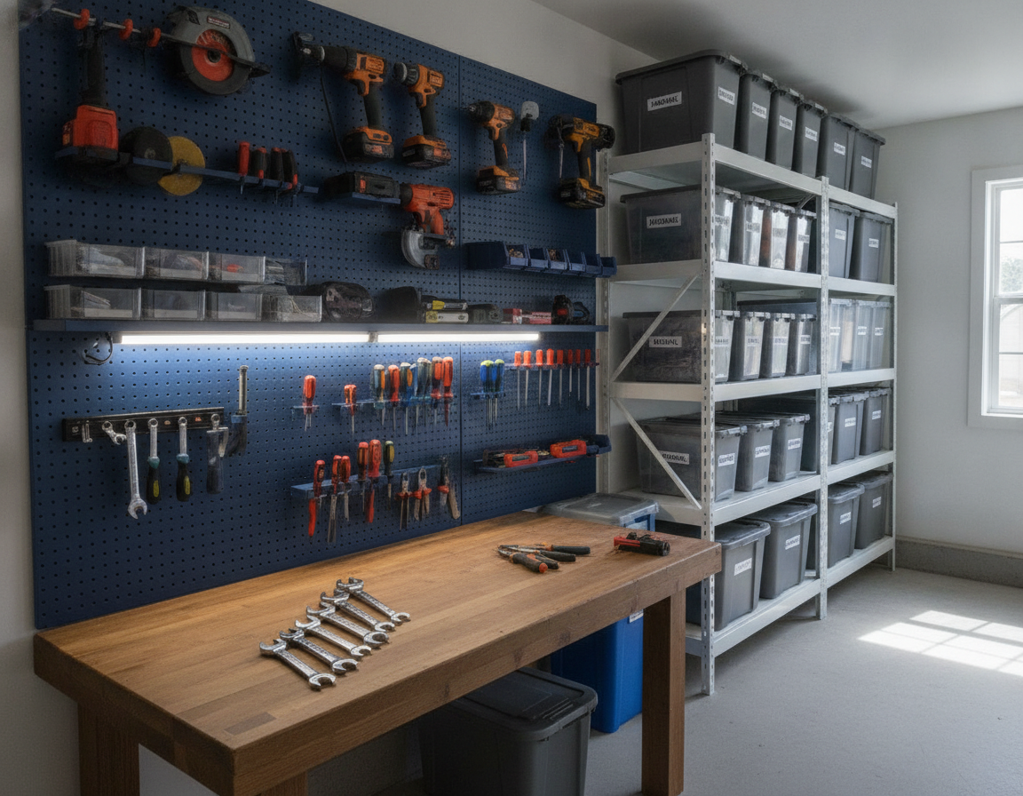 Garage Tool Organization