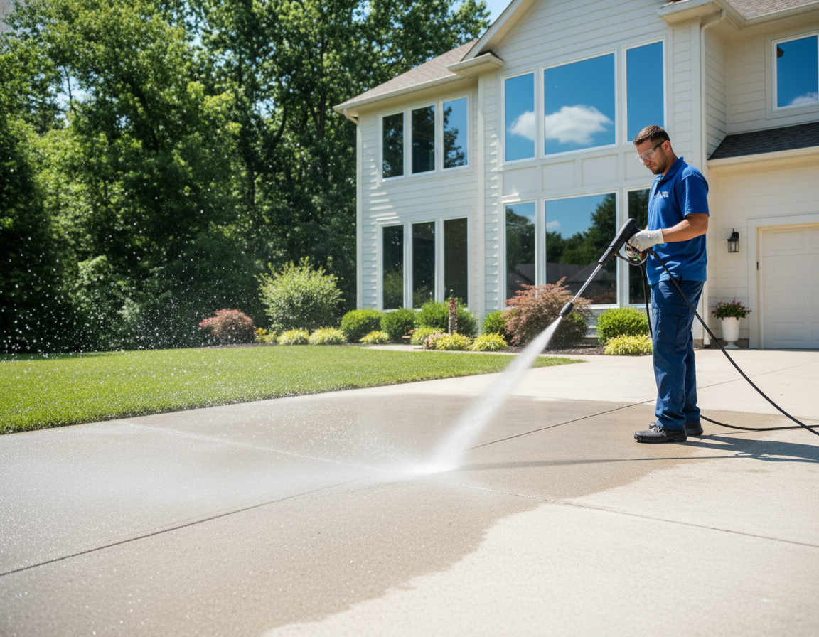 Pressure Washing Dublin Oh for Parking Lots