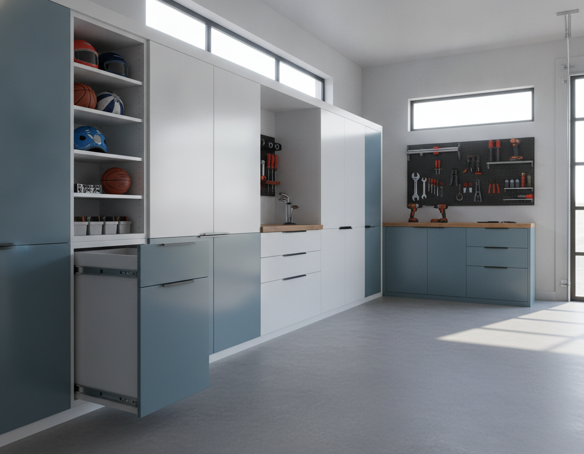 Corner Storage Garage